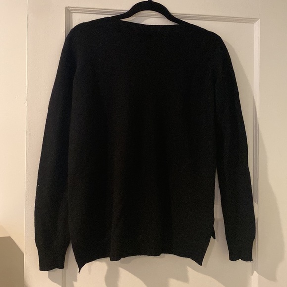Autumn Cashmere colorblock boatneck sweater M